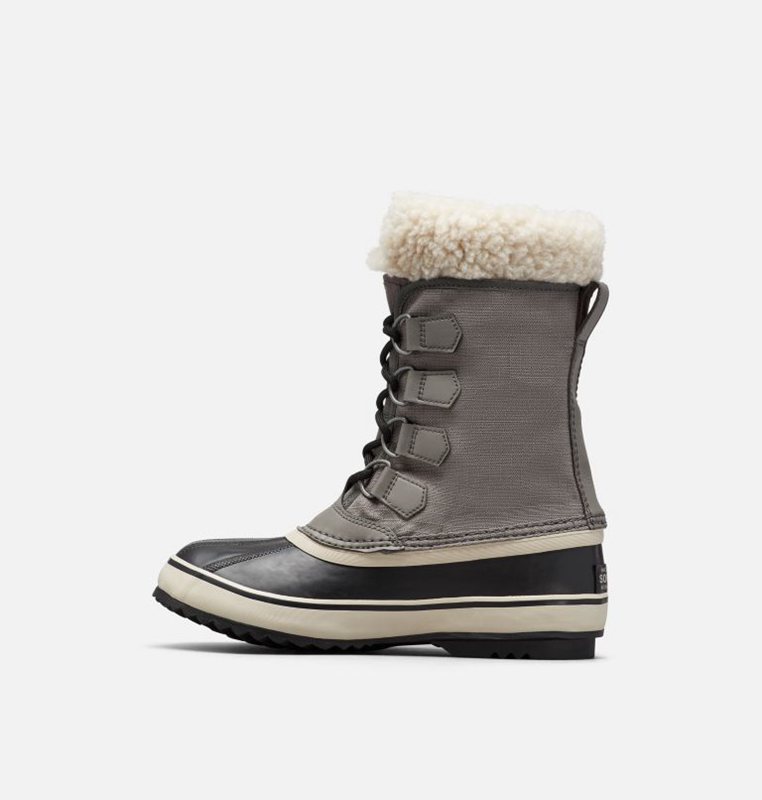 Womens Snow Boots Grey/Black - Sorel Winter Carnival™ Low - 517892-WXU